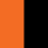 Oranžová / černá