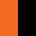 Oranžová / černá