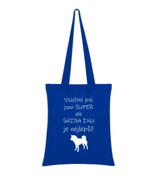 Nákupní taška s potiskem VŠICHNI PSI JSOU SUPER